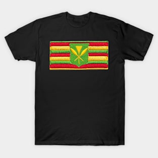 Native Hawaiian Flag Patch T-Shirt